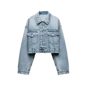 เสื้อแจ็กเก็ตยีนส์ตัวสั้นลำลองของผู้หญิงสำหรับฤดูร้อนใหม่2025 - Product Image 1