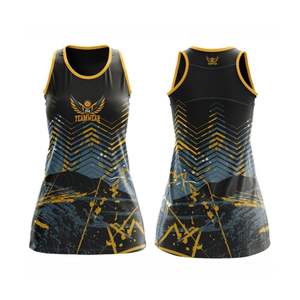 Sublimation personnalisée Maillot de netball pas cher Vente en gros Robe de netball sexy pour filles sportives Robe de netball personnalisée - Product Image 3