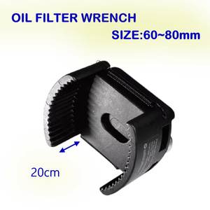 Produit d'outil à main de clé de filtre à huile réglable de 60 ~ 80mm - Product Image 3