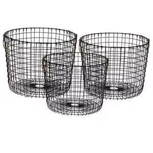 Durable Metal <b>Wire</b> <b>Storage</b> <b>Basket</b> Heavy Duty Organizer for Home Kitchen Dining Room Modern Stylish Household Use - Product Image 6