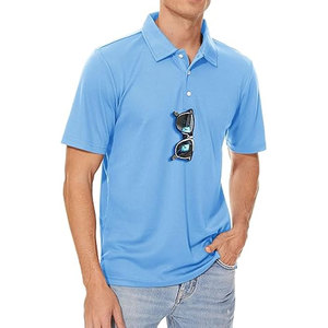 เสื้อโปโลกอล์ฟผู้ชายแขนสั้นแห้งเร็วเสื้อโปโลธรรมดาน้ำหนักเบา - Product Image 3