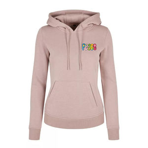 Sudaderas con capucha personalizadas para damas Chenille Patch Work Fashion Wear Sudadera con capucha elegante para damas Pullover - Product Image 1