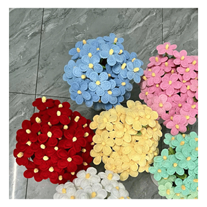 Flor de Ganchillo Hecha a Mano, Flor de Hilo para Arreglos Florales, Decoración de Interiores y Empaquetado Creativo, Vietnam - Product Image 4