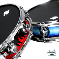 Beatello Caisse Claire Série Reggae Professionnelle 14 * 4 Pouces, Fût en Tilleul, Couleurs Disponibles, avec Clé d'Accordage
