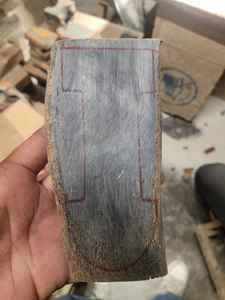 Manche de couteau en corne de buffle, matière brute, forme naturelle - Product Image 2