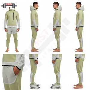 Ensemble de survêtement pour homme de haute qualité, neuf, confortable, vêtements de sport personnalisés, ensemble de survêtement de jogging pour homme en 2 pièces avec logo personnalisé - Product Image 2
