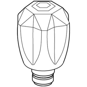อะไหล่ก๊อกน้ำห้องน้ำ Grohe ขนาด 1/2 นิ้ว รุ่น Brill-Gri Mark สีฟ้าโครเมียม - Product Image 4