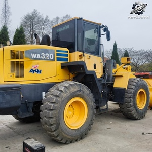Used Komatsu320 Wheel <b>Loader</b> 12.8ton 2.3m³Bucket Original Japan brand Second-hand Construction Machinery <b>Low</b> Hours CE Certified - Product Image 5