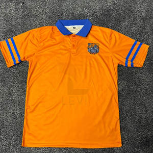 Polos de calidad superior para hombre al por mayor 100% tela de poliéster patrón sólido sublimación diseño de manga corta polos - Product Image 2