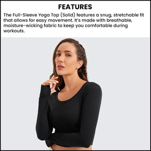 Camiseta de manga larga OEM para mujer, camiseta de compresión para yoga, transpirable, absorbe la humedad, atlética, gimnasio, fitness, talla grande, a prueba de viento, estampada - Product Image 5