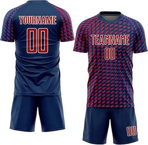 Uniforme de fútbol profesional para niños, nuevo diseño, 100% poliéster, conjunto superior, calidad superior, Color sólido, servicio OEM disponible - Product Image 1
