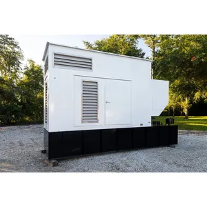 Groupe électrogène diesel industriel triphasé d'occasion 500 kW, sortie 208 V, groupe électrogène de secours commercial fermé avec ATS - Product Image 1