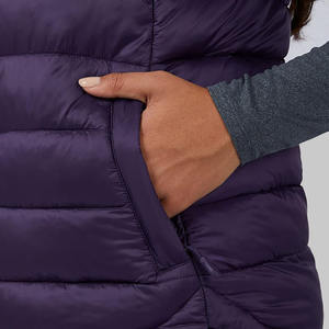 Transpirable Bubble Puffer chaleco deportes invierno al aire libre sin mangas calidad única Puffer chaleco para mujer - Product Image 3