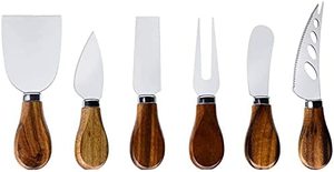 Best Quality Wood <b>Cheese</b> Cutter Customize Logo 4 Piece Stainless Steel <b>Cheese</b> <b>Knife</b> <b>Set</b> with Wooden Handle - Product Image 4