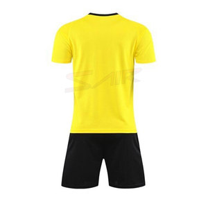 Conjunto de ropa de fútbol para adultos y jóvenes personalizado, Jersey transpirable de secado rápido y pantalones cortos con logotipo impreso, gran oferta, estilo OEM - Product Image 3