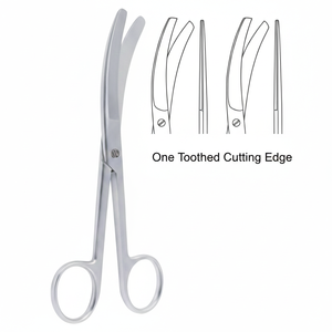 Tijeras Umbilicales Manuales Busch (16 cm/6.25 pulgadas) de Acero Inoxidable Premium, Instrumento Quirúrgico Obstétrico para Corte Seguro del Cordón Umbilical - Product Image 2