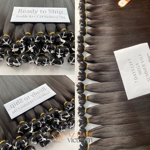 100% Pure Raw Unprocessed Virgin <b>Hair</b> Extensions Long Lasting Cuticle Intact Bone Straight Vietnamese Remy Single Weft All - Product Image 6