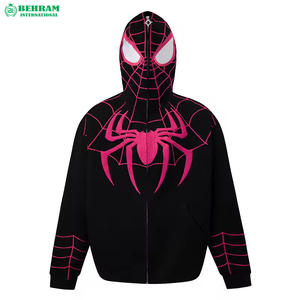 Sweat-shirts unisexes à fermeture éclair intégrale de haute qualité pour l'hiver, 500 GSM, 100% coton molletonné/éponge française, fermeture éclair robuste, respirant, séchage rapide - Product Image 4