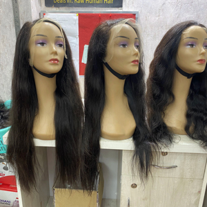 20-Zoll-HD-Frontalverschluss Welliges indisches Remy-Haar bündel Hochwertiges Echthaar weben Großhandels preis Perücke