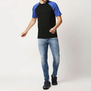 T-shirt décontracté 100% coton pour hommes, maillot coupe ajustée personnalisé avec sérigraphie anti-rides, t-shirts d'extérieur à manches courtes de style de rue - Product Image 5