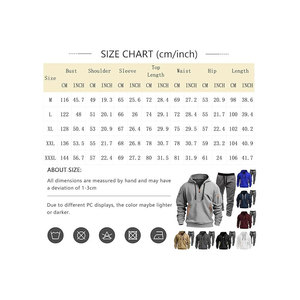 Chándales Deportivos Casuales para Hombre de Alta Calidad al por Mayor, Diseño Personalizado, Sudadera con Capucha de Invierno, 100% Poliéster, Transpirable, Cintura Elástica - Product Image 3