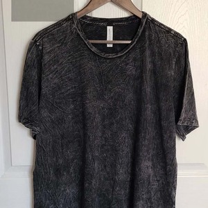 Bella Canvas Acid Wash Camisetas Logotipo personalizado Heavy Stone Acid Wash Camiseta Camisetas para hombres Custom Black Oversized Tee Shirts - Product Image 2