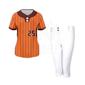 Uniforme de Softbol Unisex de Nuevo Diseño, Alta Calidad, Secado Rápido, Transpirable, 100% Poliéster, Cintura Elástica, Venta al Por Mayor - Product Image 5