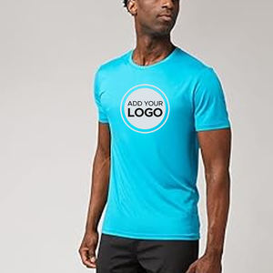 T-shirt uni et blanc en gros pour hommes T-shirt en coton et polyester avec impression de votre logo T-shirt imprimé de grande taille pour hommes - Product Image 6