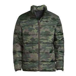 Top Selling High Quality Sublimation Puffer <b>Jackets</b> Customized Wholesale <b>Camo</b> Colour Collar Full Zipper Puff <b>Jacket</b> Side Pockets - Product Image 1