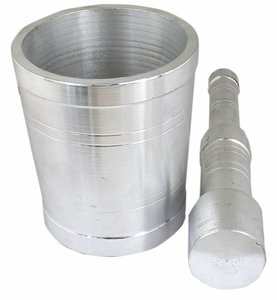 ครกและสากอลูมิเนียมเครื่องบดเครื่องเทศสมุนไพรจากอินเดีย - Product Image 4