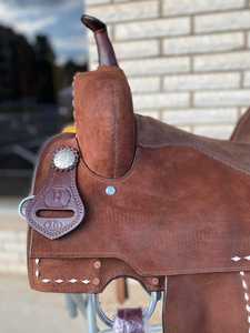 Selle de baril d'huile légère de haute qualité selle d'équitation occidentale selle de dressage western pour chevaux cavalier Portable - Product Image 5