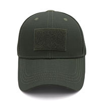 Gorra de Béisbol Táctica para Exteriores, 6 Paneles, Ajustable, Color Sólido, Unisex, Transpirable, Impermeable, Deportiva, de Algodón, para Primavera/Verano, Casual