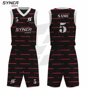 Conjunto de uniforme de baloncesto personalizado para hombre, nuevo diseño, camiseta de sublimación de talla grande, ropa de baloncesto reversible personalizada, camisetas - Product Image 2