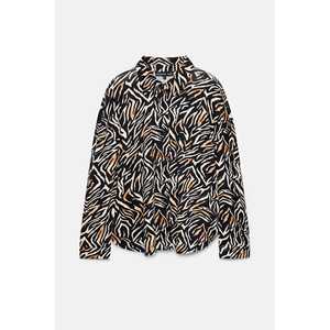 Casual <b>Snap</b>-On Patterned Shirt with Front Logo - Product Image 6