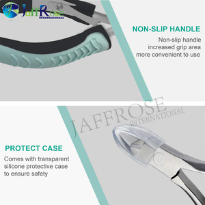 Pinces à cuticules professionnelles en acier inoxydable de haute qualité avec lames tranchantes et double ressort pour les doigts - Product Image 4