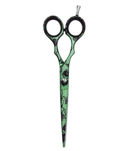 Tijeras de corte de pelo de alta calidad, tijeras de corte de pelo de peluquero de acero metálico con cuchillas rectas afiladas, tijeras de peluquería de 6,0" - Product Image 4