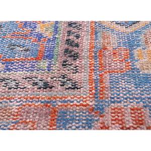 Alfombra de Lana Anudada a Mano de Gran Tamaño, Diseño de Medallón Rojo y Naranja, para Sala de Estar, Pasillo Rectangular, Modelo Pae-2681 - Product Image 3