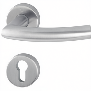 HOPPE Trondheim E1430Z/42KV/42KVS Stainless Steel Rosette Set F69 Round PZ DIN Left/Right D/D Over <b>Door</b> <b>Racks</b> - Product Image 3