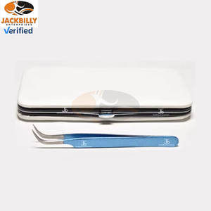 Pince à cils multifonctionnelle de qualité supérieure JACKBILLY pour extensions de cils Pince à épiler à pointe polie de précision Emballage personnalisé - Product Image 2