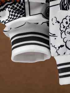 Chaqueta de bombardero de estilo callejero para hombre personalizada, patrón sólido, cuello levantado, cremallera, Frente teñido liso, invierno, nuevo precio barato - Product Image 5