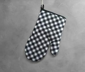 Ensemble de gants de four personnalisés en polyester 100% coton gant de four durable imprimé en sérigraphie résistant à la chaleur de cuisine - Product Image 4