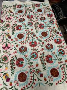 High Quality Cotton Embroidery Fabric Customisable Designs Wholesale Bulk Supply <b>Nonwoven</b> Technics for Weddings - Product Image 3