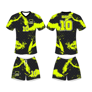 ราคาขายส่ง เสื้อฟุตบอลแขนสั้นสำหรับผู้ใหญ่ ผ้าโพลีเอสเตอร์ 100% สั่งทำได้ พร้อมพิมพ์ชื่อ/หมายเลขทีมด้วยเทคนิค Sublimation - Product Image 5