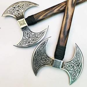 Hacha de Acero de Damasco con Mango de Madera de Diferentes Colores, Multiusos, Precio de Fábrica NM, Alta Calidad, 4 3/4 de Corte - Product Image 3