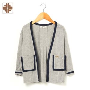 Chaqueta Cárdigan Infantil ODM, Ecológica, Transpirable, con Cuello en V, Manga Larga, Poliéster/Algodón, para Uso en Exteriores - Product Image 5