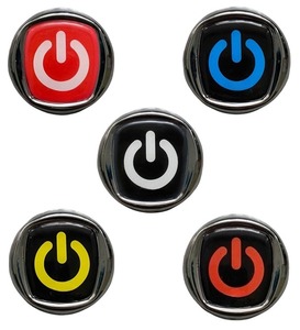 Fábrica personalizada Chrome 3D ABS letras de plástico autoadhesivas Auto emblemas pegatinas para envolver coche insignias de coche Logos Material de película - Product Image 3