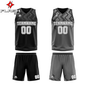 เสื้อบาสเก็ตบอลยูนิเซ็กซ์เครื่องแบบทีมแขนกุดระบายอากาศพิมพ์ลายปักชื่อโลโก้ - Product Image 3