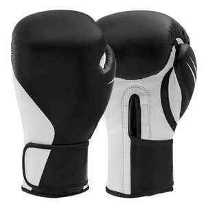 Guantes de boxeo de entrenamiento profesional de cuero PU de alta calidad personalizados 2025, característica elástica, precio al por mayor, OEM disponible - Product Image 2