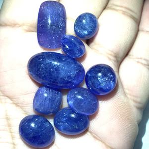Tanzanita de alta calidad, piedra Natural, cabujón azul, piedras preciosas sueltas, fabricación de joyas, forma de tamaño mixto, tanzanita Natural de alta calidad - Product Image 4