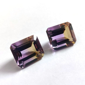 Ametrino natural 15x13mm Esmeralda Octagon Cut Deep Color 14,45 Cts Piedras preciosas sueltas para joyería Precio al por mayor - Product Image 3